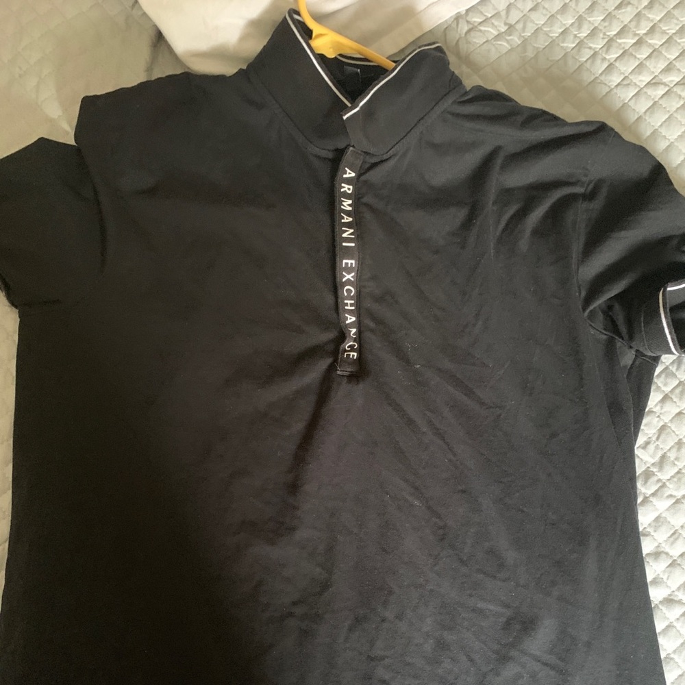 Black Collar Armani Exchange